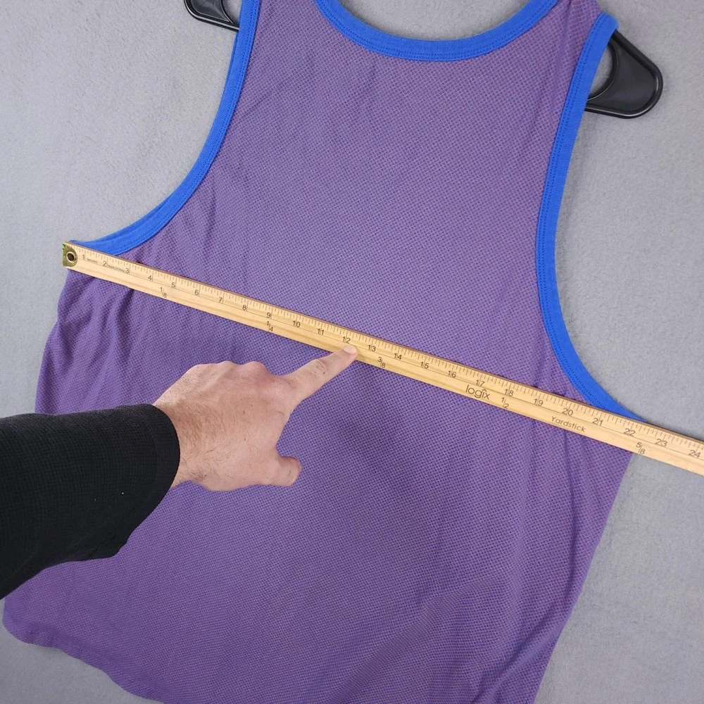 Nike Tank Top Mens XXL Purple Blue‎ Athletic Cut Graphic Sleeveless Streetwear